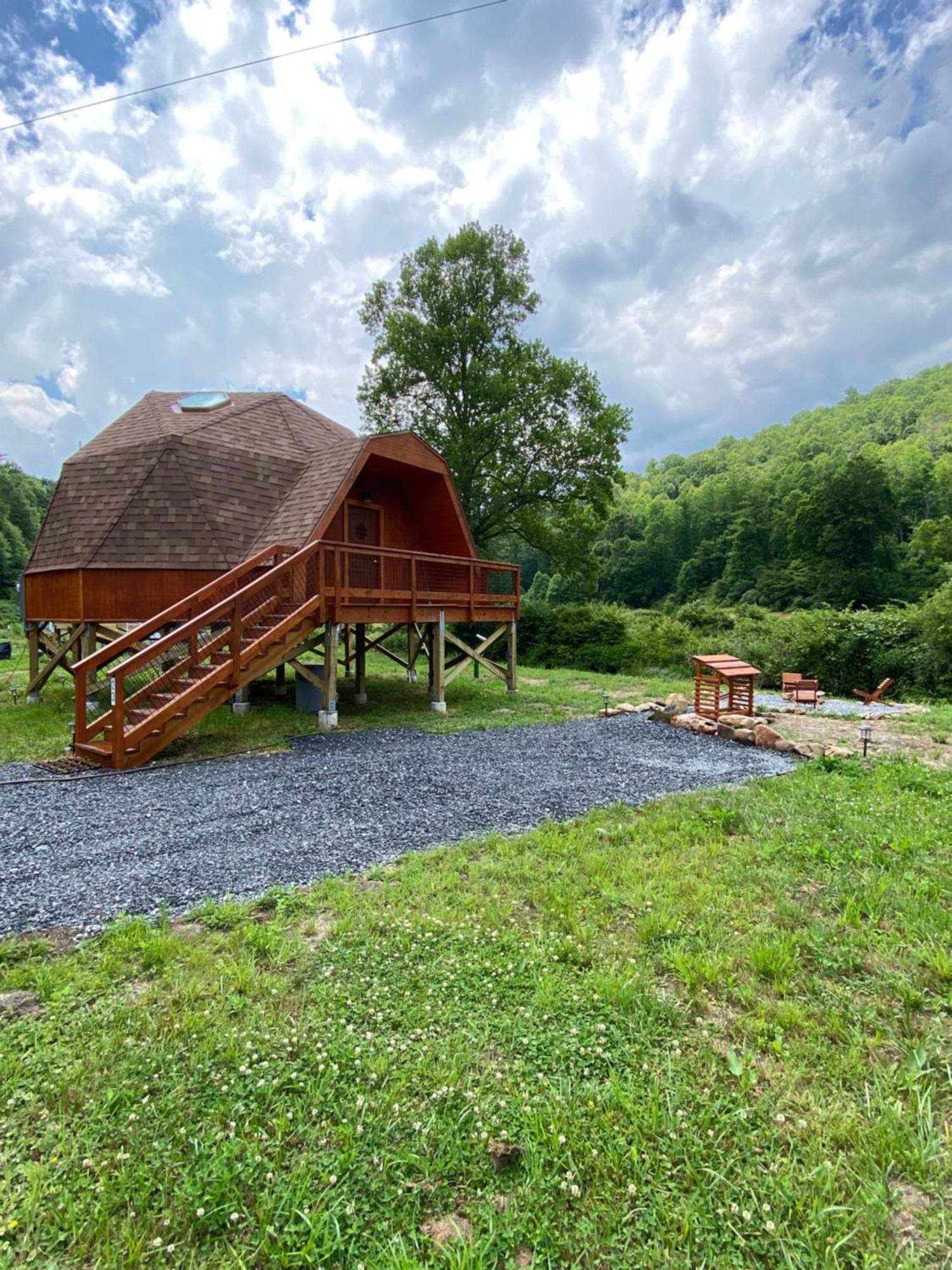 Natahala Glamping Red Dome #23 Villa Topton Exterior photo