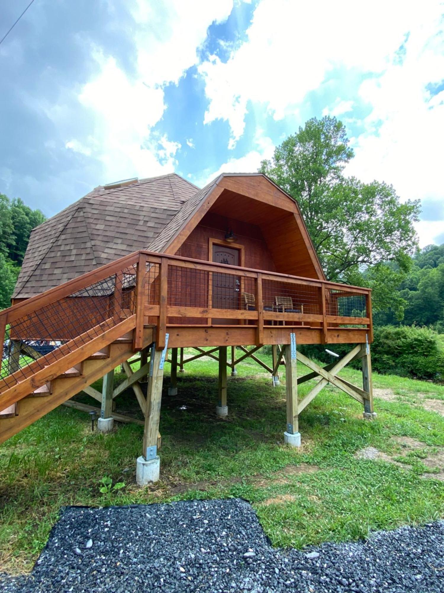 Natahala Glamping Red Dome #23 Villa Topton Exterior photo